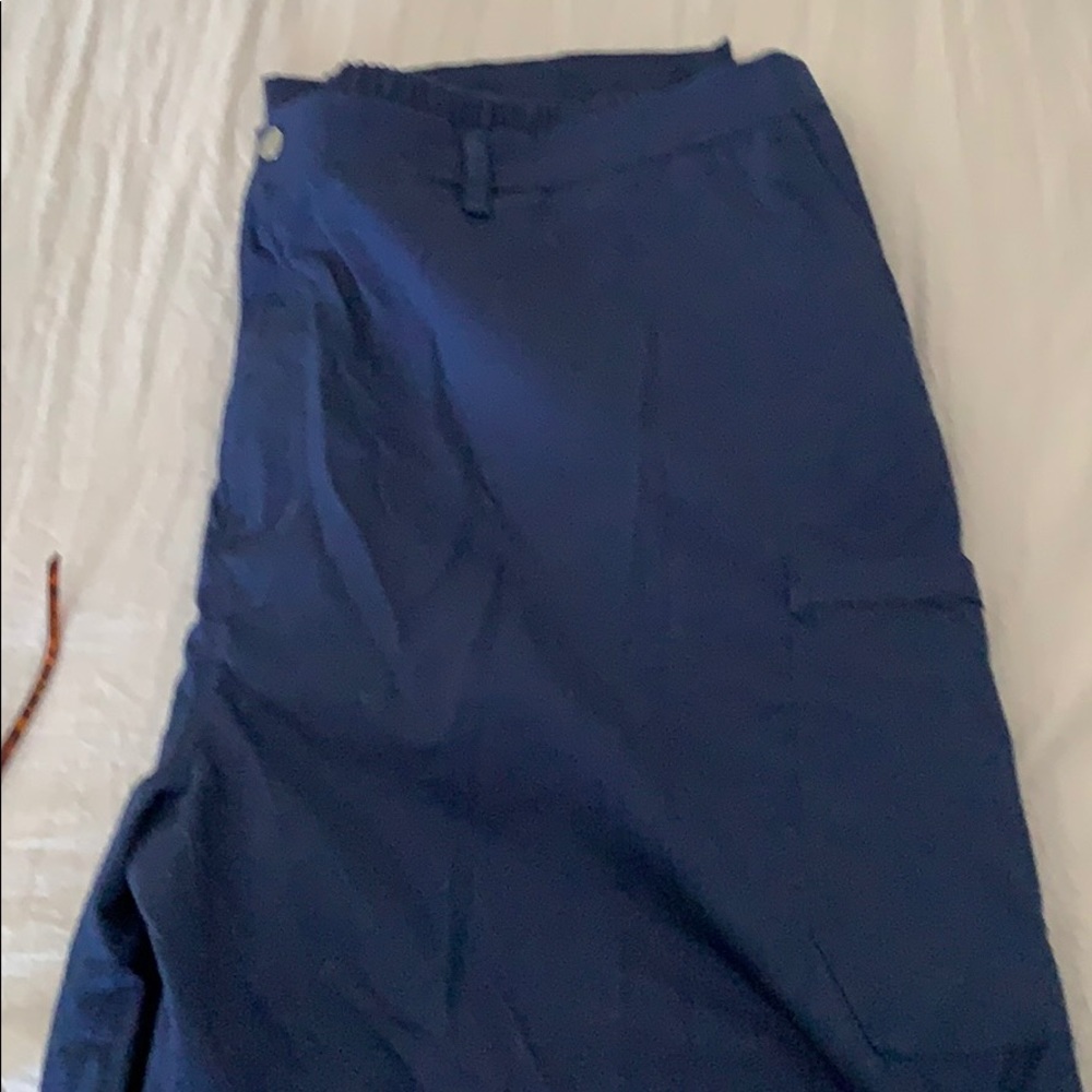 Advantage 3x navy blue scrub pants